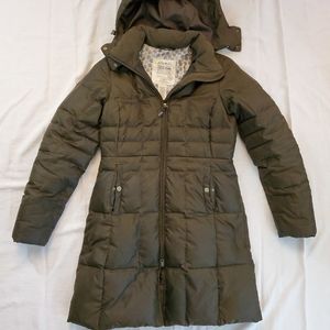 Eddie Bauer Parka Goose Down Jacket Coat Long Coat